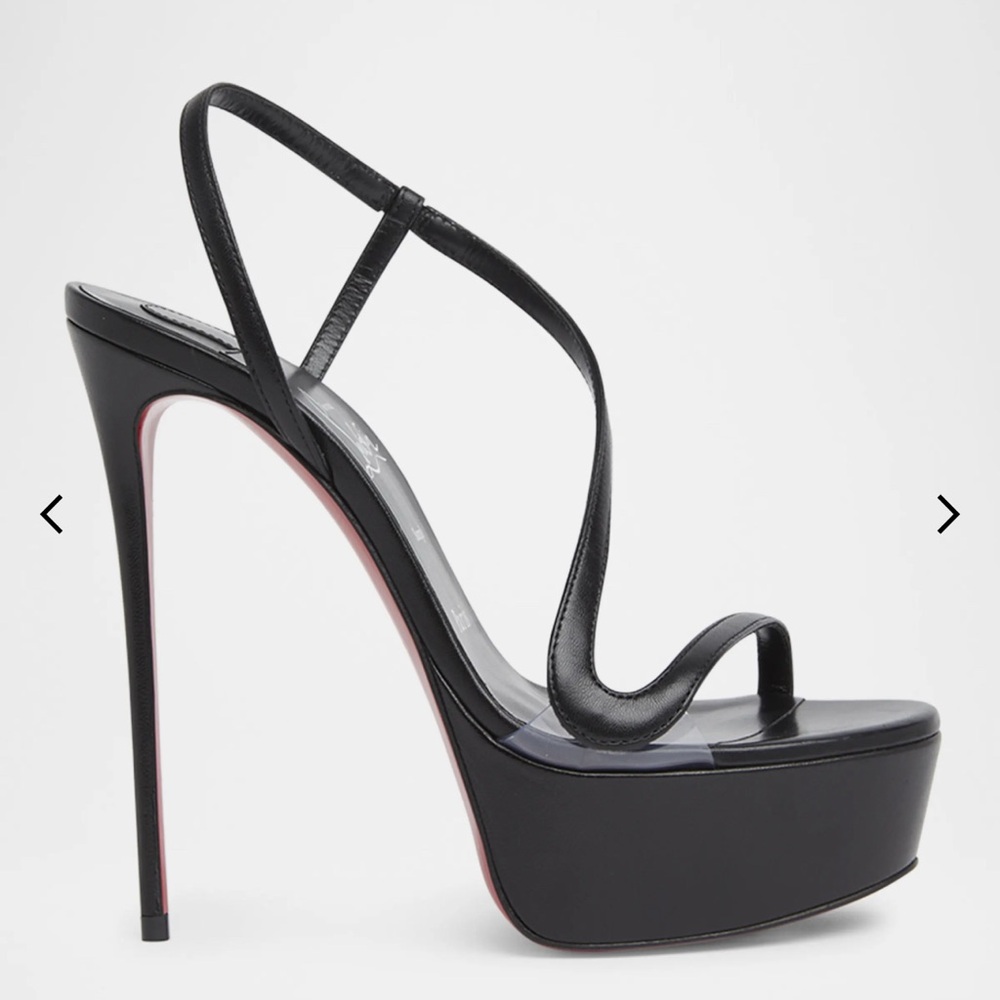 Christian Louboutin Black Platform Heels